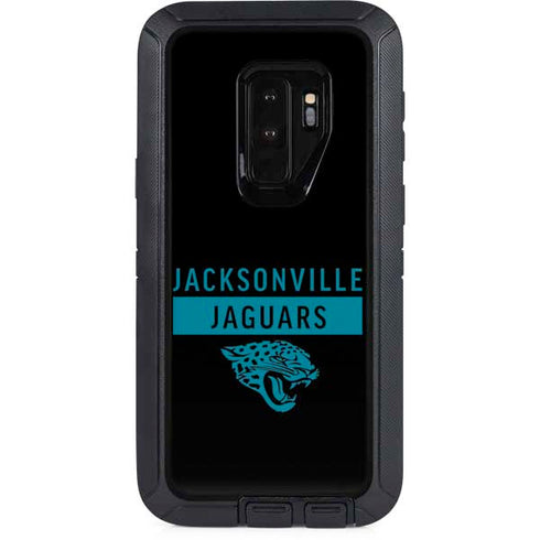 NFL Jacksonville Jaguars Black Performance Series Otterbox Defender Galaxy Skin